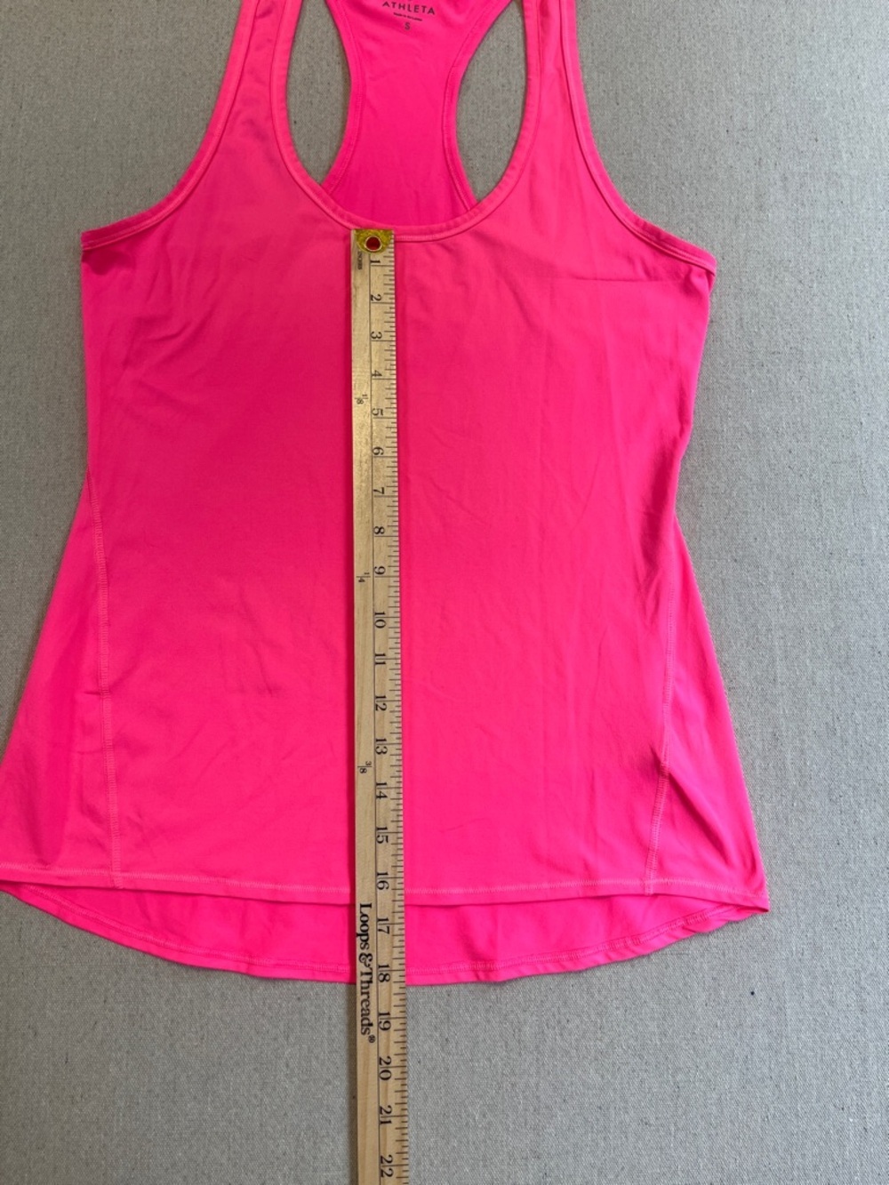 Athleta Neon Pink Racerback Performance Tank - Picture 6 of 12